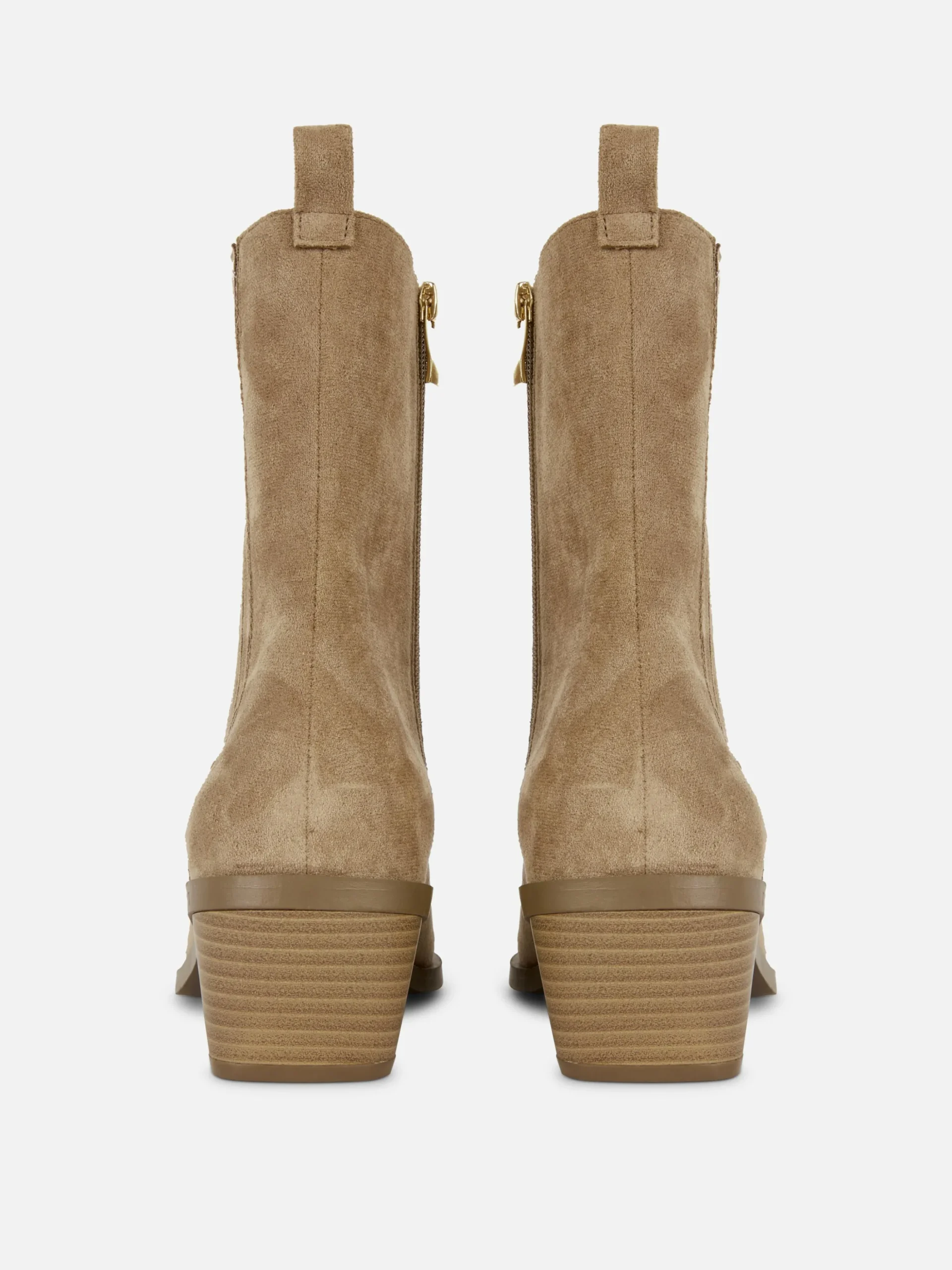 Westernstiefeletten Mit Niedrigem Absatz