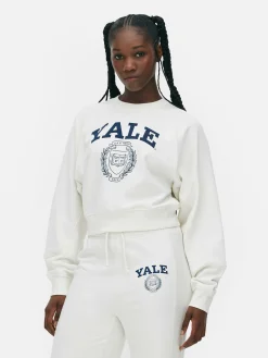 „Yale“ Sweatshirt Mit Geradem Schnitt Und Grafik