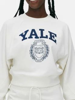 „Yale“ Sweatshirt Mit Geradem Schnitt Und Grafik