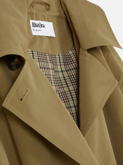 Zweireihiger „Rita Ora“ Mac Mit Kapuze