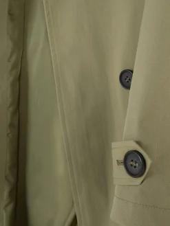 Zweireihiger Trenchcoat Mit Gürtel