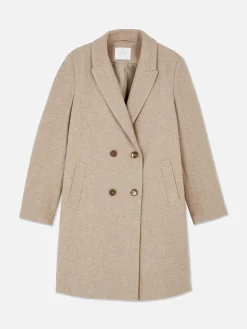 Zweireihiger Twillmantel