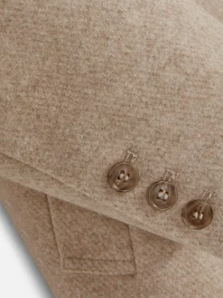 Zweireihiger Twillmantel